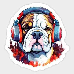 English Bulldog Animal World Pet Dog Loving Fun Sticker